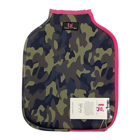 NWT Taylor Gray Neoprene Camo Pickleball Paddle Cover - Picture 4 of 12